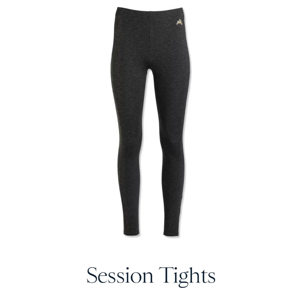 Tracksmith Session Tights Black Veloce Fabric Polyester Small